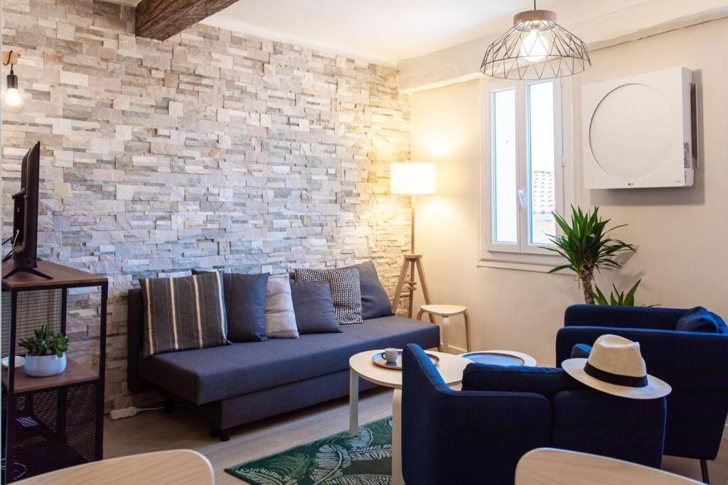 L16 Suite Malonat Vieux Nice 1 Min Mer/ 2 Chbres & Ac Buitenkant foto
